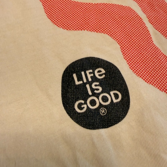 Life Is Good ‘Merica Cream Graphic Tee XL - Picture 4 of 5